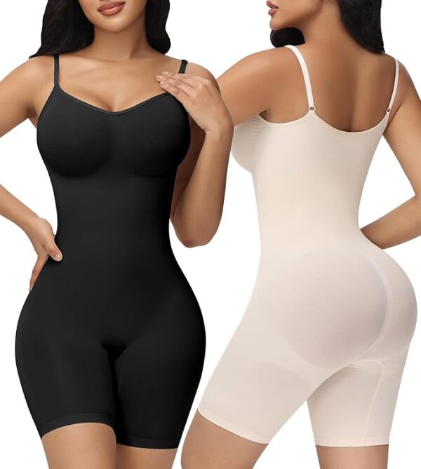 SHAPSHE 2PC Shapewear Tummy Control Butt Lifting Faja Body Shaper (22% off limited time deal)