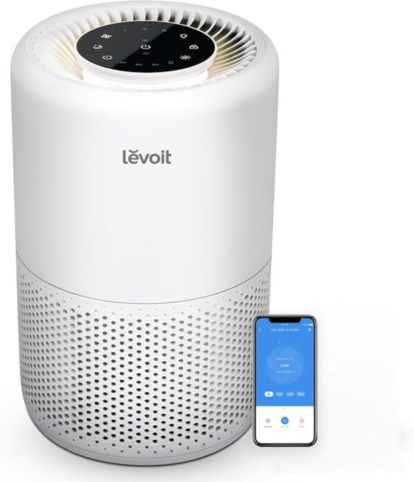 LEVOIT Air Purifier for Home Bedroom, Smart WiFi Alexa Control, Covers up to 916 ft², 3-in-1 Filter