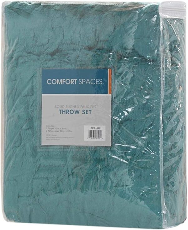 Blanket and Pillow Set with 2 Matching Square Pillow Covers (15% off limited time deal) - Image 3