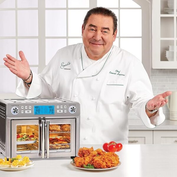 Emeril Lagasse Dual Zone 360 Air Fryer Oven Combo with French Door (16% off limited time deal) - Image 2