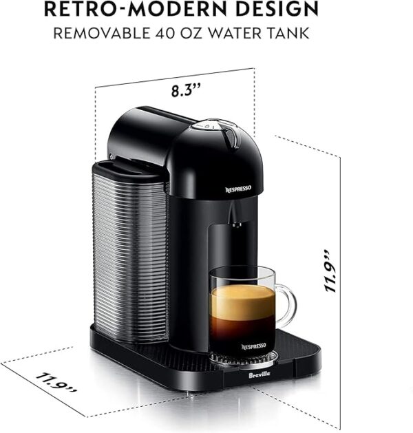 Nespresso Vertuo Coffee and Espresso Maker by Breville, Black (41% off limited time deal) - Image 3
