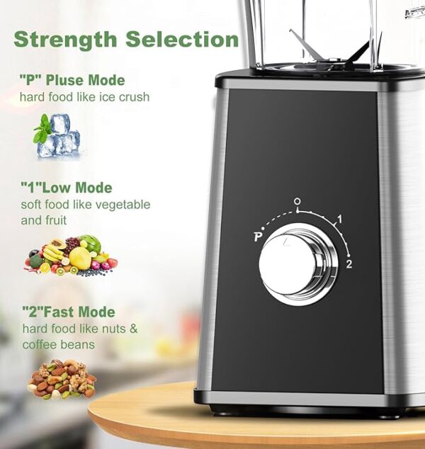 Personal Smoothies and Shakes Maker, with Coffee Grinder and 2 To-Go Cups - Image 3
