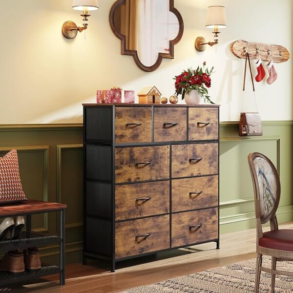 WLIVE 9-Drawer Dresser, Fabric Storage Tower for Bedroom (43% off limited time deal) - Image 4
