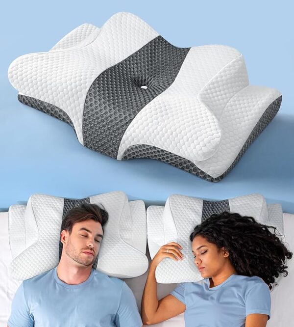 Sleep Doctor Approved Cervical Neck Pillow for Sleeping (76% off limited time deal)