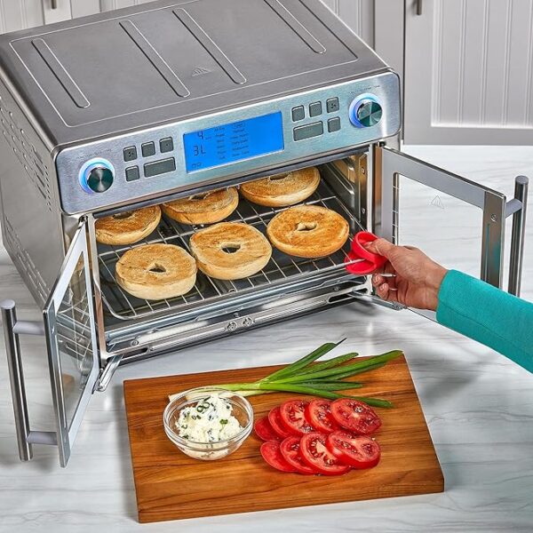 Emeril Lagasse Dual Zone 360 Air Fryer Oven Combo with French Door (16% off limited time deal) - Image 3