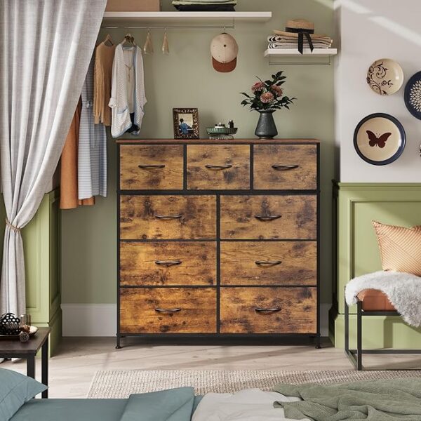 WLIVE 9-Drawer Dresser, Fabric Storage Tower for Bedroom (43% off limited time deal) - Image 3