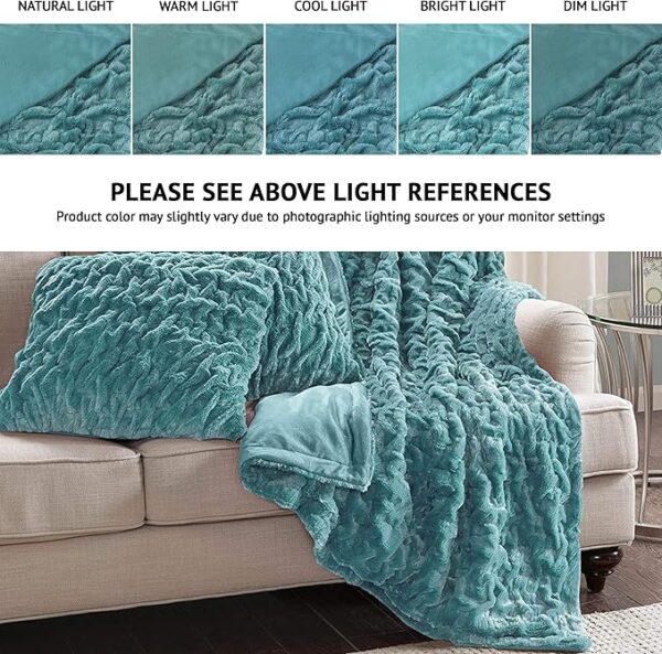 Blanket and Pillow Set with 2 Matching Square Pillow Covers (15% off limited time deal) - Image 2